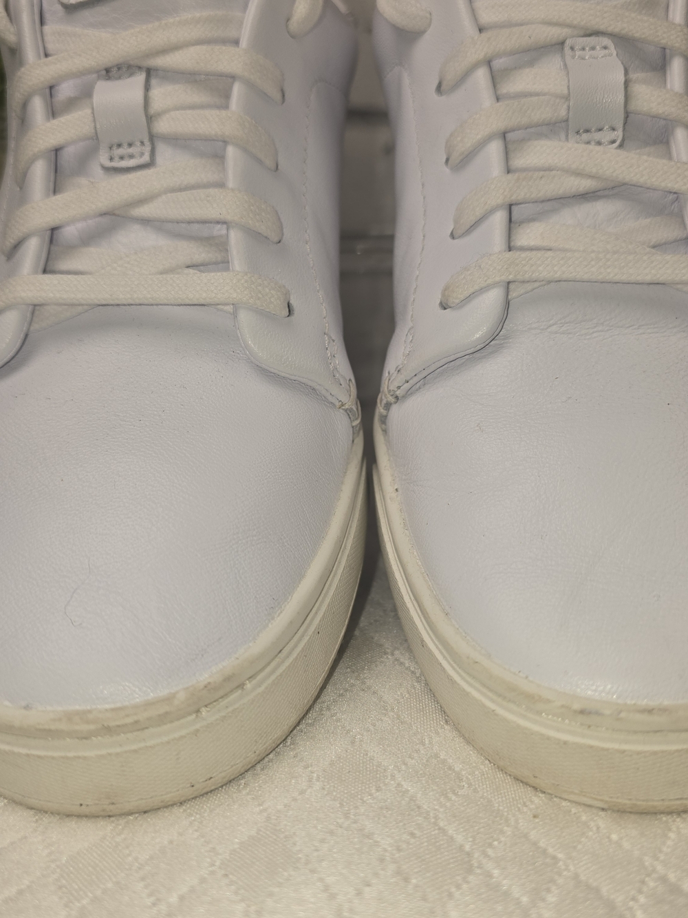 OLUKAI PEHUEA LI'LLI WOMESN SNEAKERS WHITE LEATHER CONVERTABLE HEEL SIZE 7 EUC - Picture 6 of 12